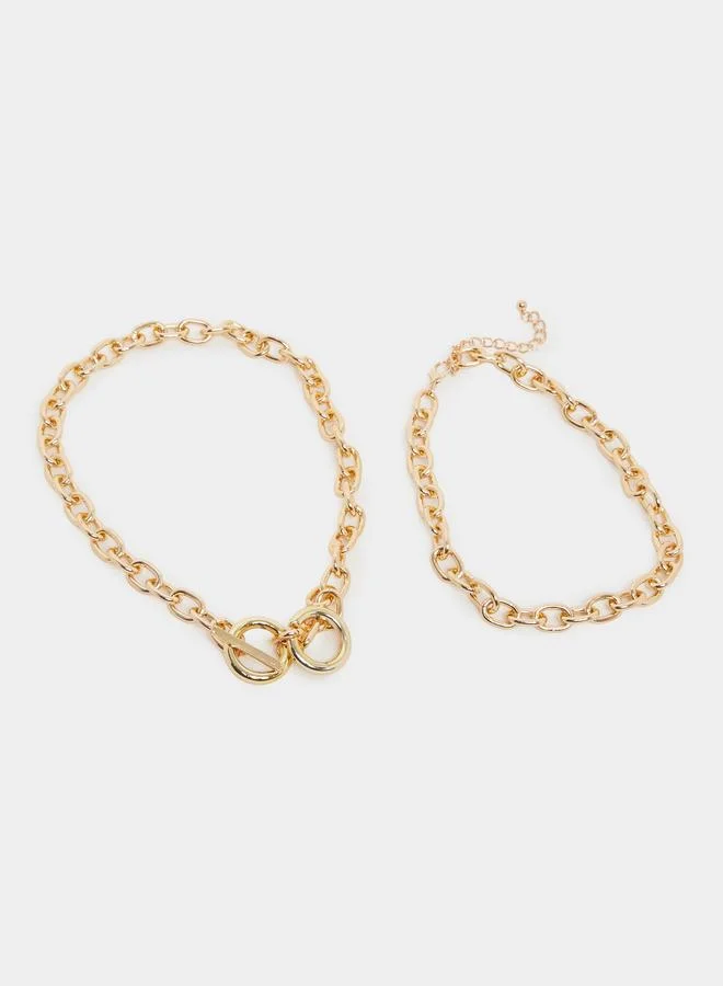 Styli Pack of 2 - Gold Chain Necklace